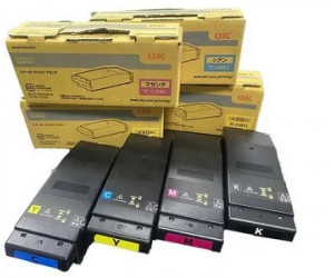 Заправка картриджа OKI C650 жёлтый 09006129 