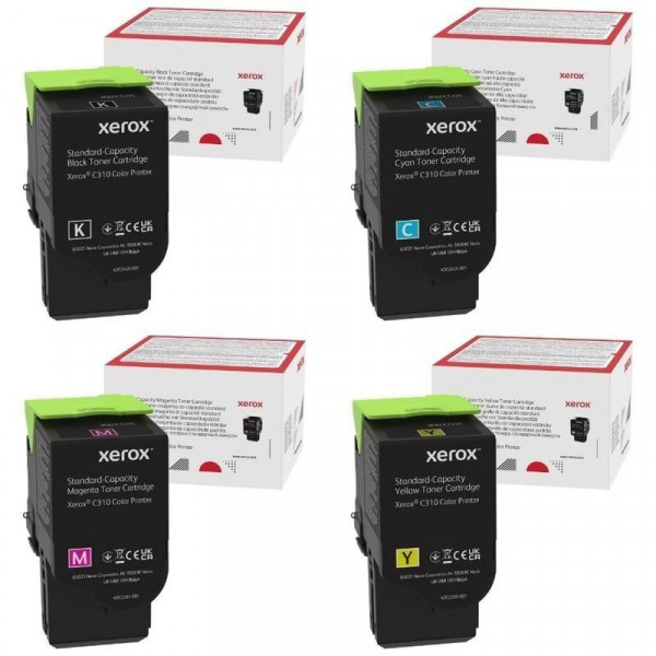 Заправка картриджа XEROX C310, C315 жёлтый 006R04371