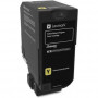 Заправка картриджа LEXMARK CS720, CS725, CX725 жёлтый 74C5SY0